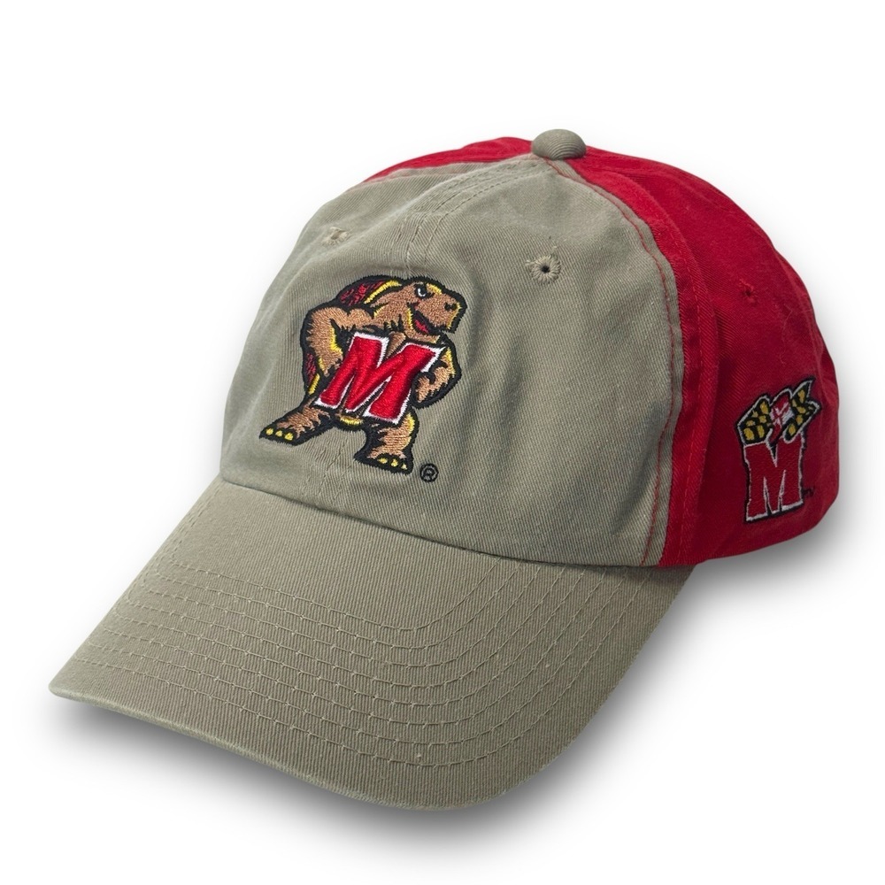 Starter University of Maryland Terrapins Strapback Sports Hat NWT Dad Hat Twill
